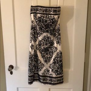 White House Black Market Strapless Dress